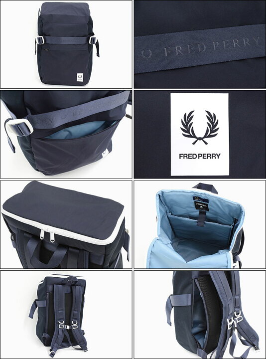 楽天市場】フレッドペリー FRED PERRY リュック ベンタイル スクエア 