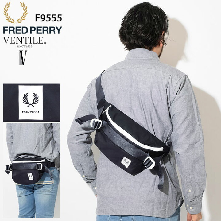 楽天市場】フレッドペリー FRED PERRY ボディバッグ ベンタイル 日本 