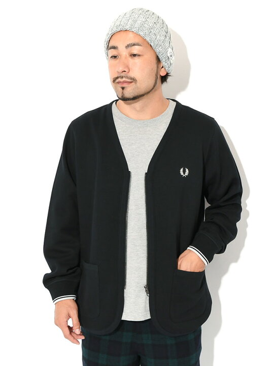 楽天市場】フレッドペリー FRED PERRY カーディガン メンズ ジップ 