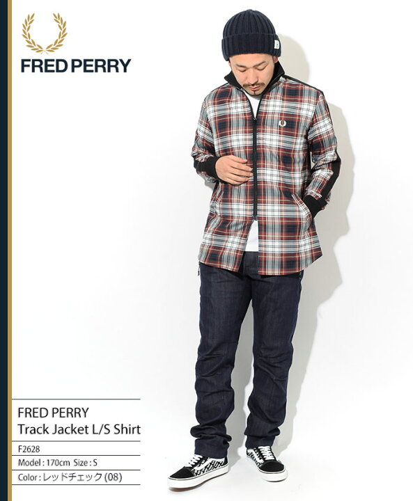 楽天市場】フレッドペリー FRED PERRY シャツ 長袖 メンズ トラック 