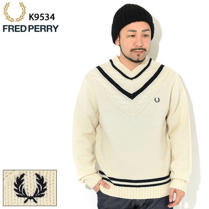 楽天市場】フレッドペリー FRED PERRY セーター メンズ ストライプド 