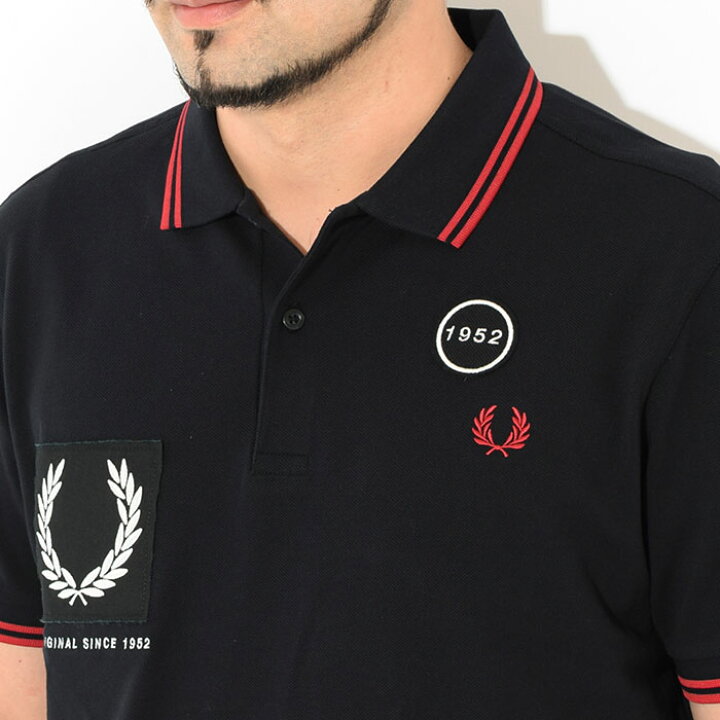楽天市場】フレッドペリー FRED PERRY ポロシャツ 半袖 メンズ 