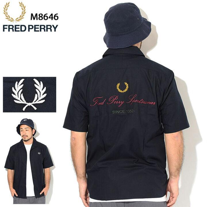 楽天市場】フレッドペリー FRED PERRY シャツ 半袖 メンズ エンブ 