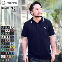 【ポイント10倍】フレッドペリー FRED PERRY ポロシャツ 半袖 メンズ ツイン ティップド フレッドペリー ( FREDPERRY M3600 Twin Tipped Polo 鹿の子 ポロ フレッド・ペリー )( 父の日ギフト まだ間に合う プレゼント 父の日 ラッピング対応可能 2025 )