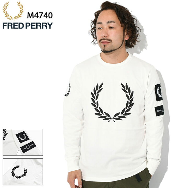 楽天市場】フレッドペリー FRED PERRY ロンT Tシャツ 長袖 メンズ 