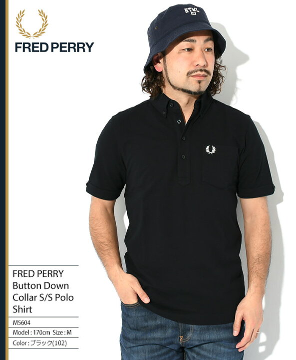 楽天市場】フレッドペリー FRED PERRY ポロシャツ 半袖 メンズ ボタン 