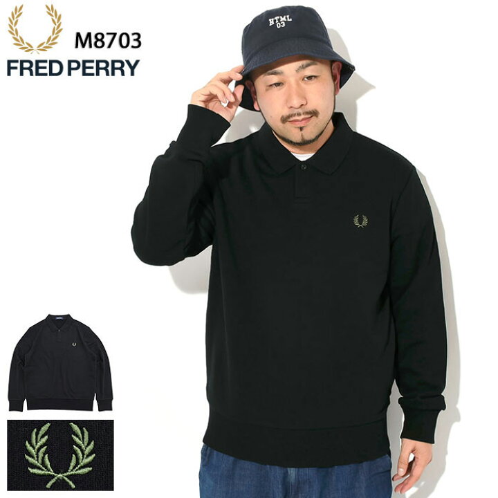 楽天市場】フレッドペリー FRED PERRY ポロシャツ 長袖 メンズ 