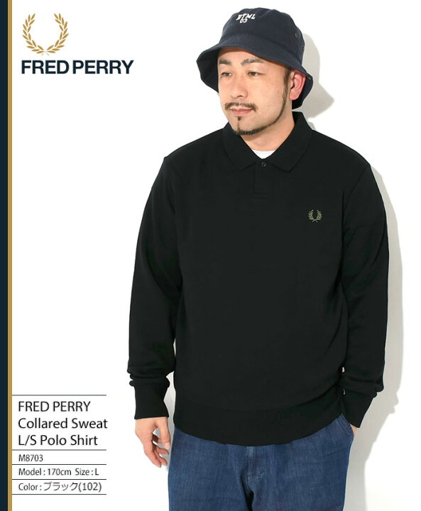楽天市場】フレッドペリー FRED PERRY ポロシャツ 長袖 メンズ 