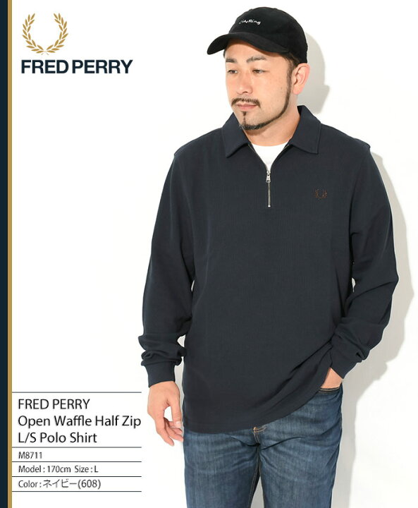 楽天市場】フレッドペリー FRED PERRY ポロシャツ 長袖 メンズ 