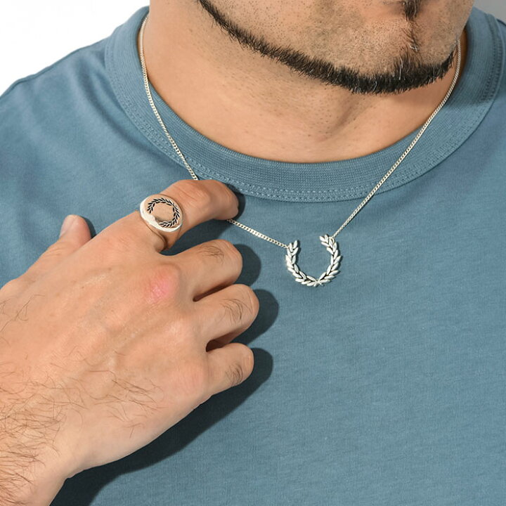 楽天市場】フレッドペリー FRED PERRY ネックレス ローレル リース 