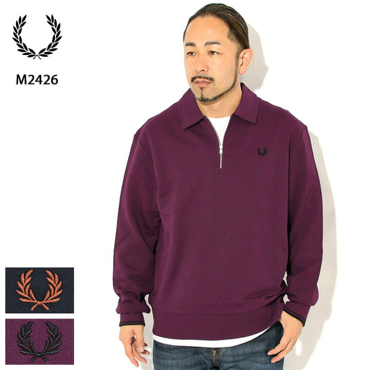 楽天市場】フレッドペリー FRED PERRY トレーナー メンズ ハーフ 