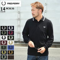 【ポイント10倍】フレッドペリー FRED PERRY ポロシャツ 長袖 メンズ M3636 ツイン ティップド ( FREDPER…