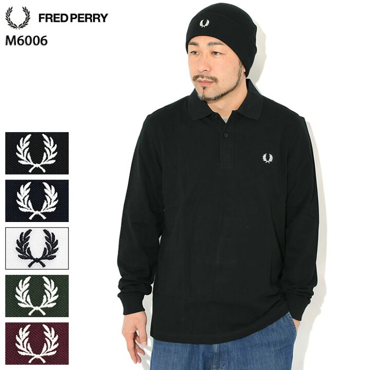楽天市場】フレッドペリー FRED PERRY ポロシャツ 長袖 メンズ M6006 