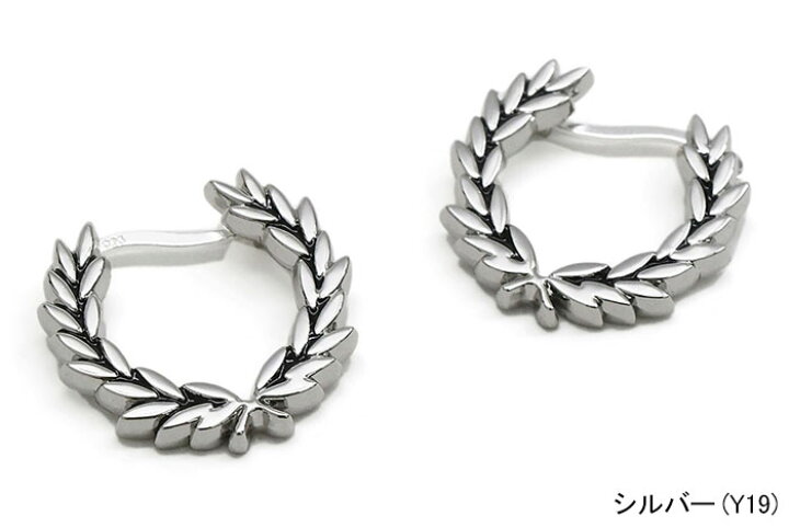 楽天市場】フレッドペリー FRED PERRY ピアス ローレル リース ミニ 