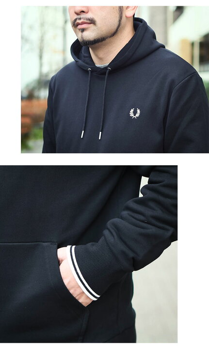 楽天市場】フレッドペリー FRED PERRY パーカー プルオーバー メンズ 
