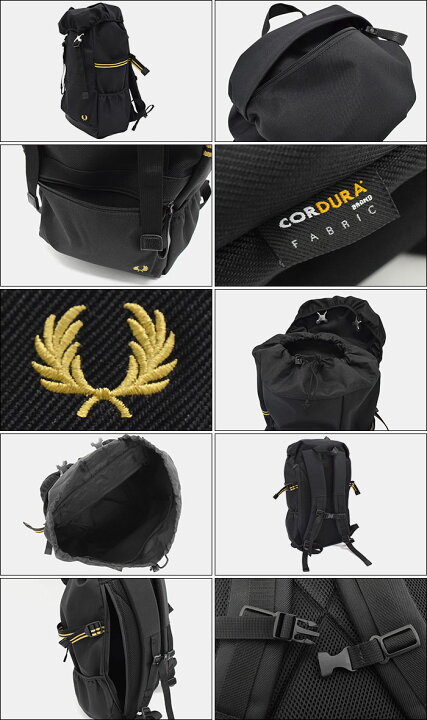 楽天市場】フレッドペリー FRED PERRY リュック コーデュラ ツイル 