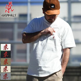 グラミチ GRAMICCI Tシャツ 半袖 メンズ ワン ポイント ( GRAMICCI One Point S/S Tee ポケット ポケT ティーシャツ T-SHIRTS カットソー トップス メンズ レディース ユニセックス 男女兼用 G304-OGJ )[M便 1/1] ice field icefield