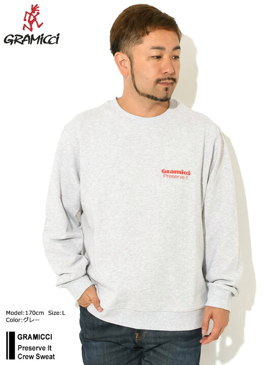 楽天市場】グラミチ GRAMICCI トレーナー メンズ プリザーブ イット 