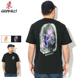 グラミチ GRAMICCI Tシャツ 半袖 メンズ サムプリント ( GRAMICCI Thumbprint S/S Tee ティーシャツ T-SHIRTS カットソー トップス メンズ レディース ユニセックス 男女兼用 G5SU-T174 )[M便 1/1] ice field icefield