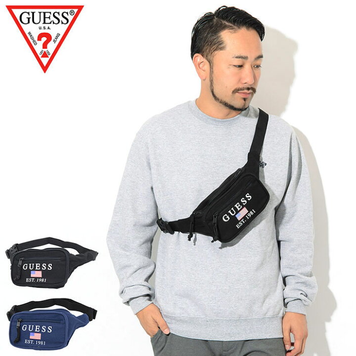 楽天市場】ゲス GUESS ウエストバッグ ミニ ロゴ ヒップ パック  