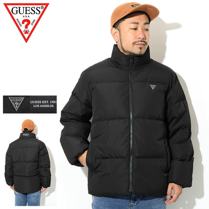 楽天市場】ゲス GUESS ジャケット メンズ プレミアム ダック ダウン  