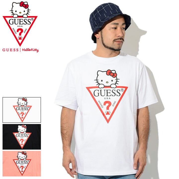 楽天市場】ゲス GUESS Tシャツ 半袖 メンズ ハローキティ 