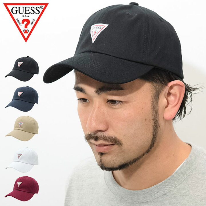楽天市場】ゲス GUESS キャップ ツイル ローキャップ(GUESS Twill Low 