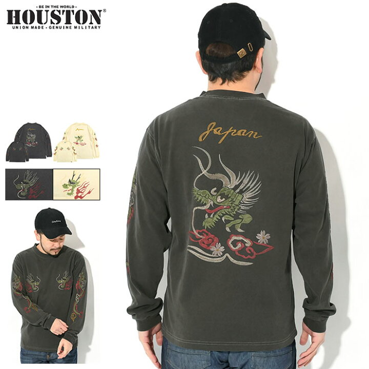 楽天市場】ヒューストン HOUSTON ロンT Tシャツ 長袖 メンズ ドラゴン 