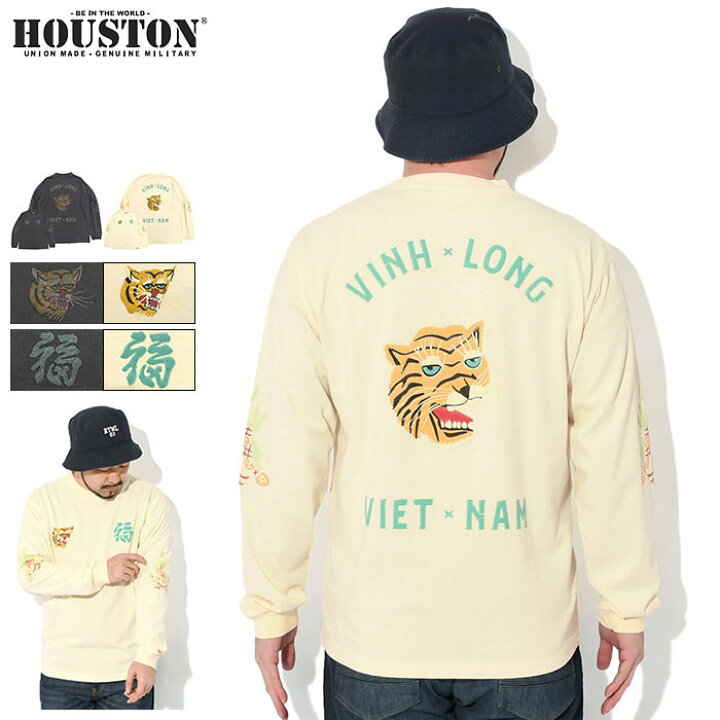 楽天市場】ヒューストン HOUSTON ロンT Tシャツ 長袖 メンズ タイガー 