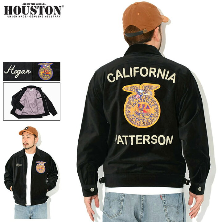 楽天市場】ヒューストン HOUSTON ジャケット メンズ コットン ベルベ 