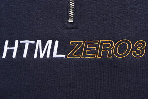 エイチティエムエルゼロスリーHTMLZERO3トレーナーメンズクラシカルハーフジップスウェット(htmlzero3ClassicalHalfZipSweatビッグシルエットオーバーサイズスエットトレナートレイナートップスエイチティーエムエルHTML-SW021)