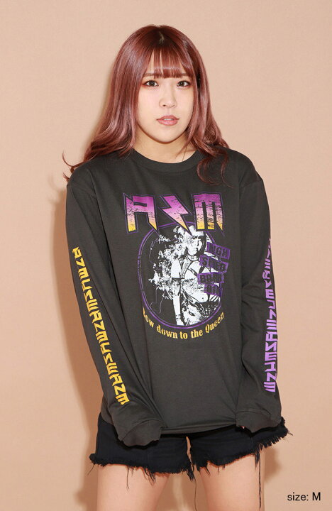 楽天市場】HTML ZERO3×STARDOM AZM コラボ ロンT Tシャツ 長袖 メンズ 