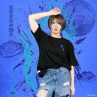 【10月上旬発送予定】HTML ZERO3×STARDOM 安納サオリ Tシャツ コラボ 半袖 メンズ ( エイチティエムエル…