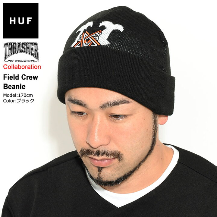 楽天市場】ハフ HUF ニット帽 メンズ スラッシャー フィールド クルー 