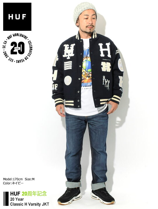 楽天市場】ハフ HUF ジャケット メンズ 20 イヤー クラシック H バー 