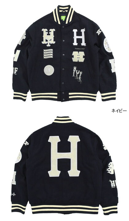 楽天市場】ハフ HUF ジャケット メンズ 20 イヤー クラシック H バー 