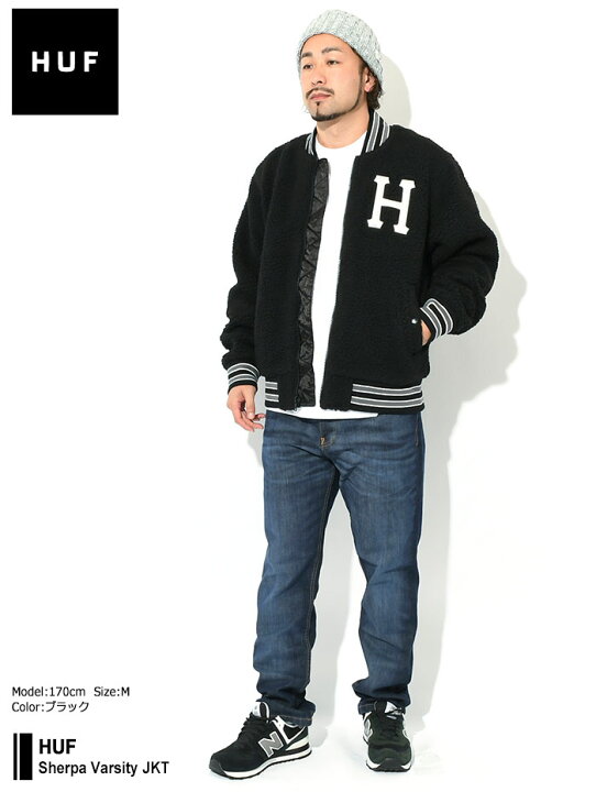 楽天市場】ハフ HUF ジャケット メンズ シェルパ バーシティー ( HUF 