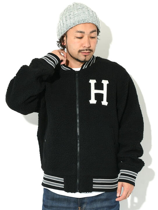 楽天市場】ハフ HUF ジャケット メンズ シェルパ バーシティー ( HUF 