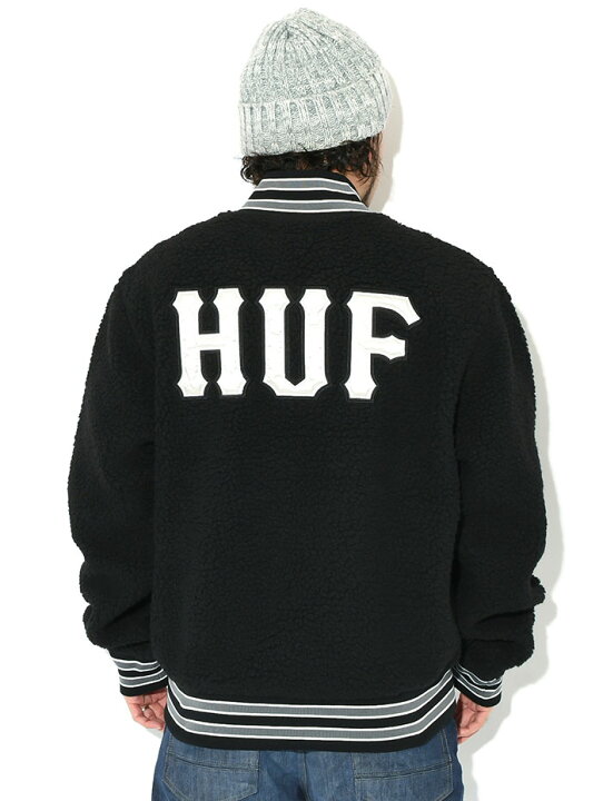 楽天市場】ハフ HUF ジャケット メンズ シェルパ バーシティー ( HUF HUF Sherpa Jacket ハフシェパードジャケット