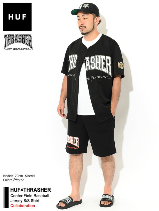 楽天市場】ハフ HUF シャツ 半袖 メンズ スラッシャー センター 