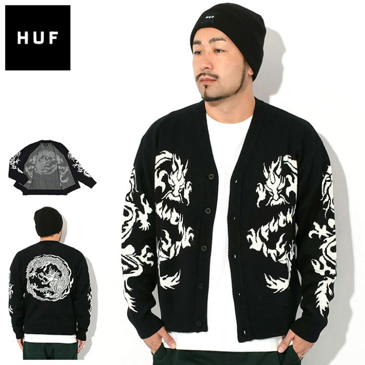 楽天市場】ハフ HUF カーディガン メンズ ツイン ドラゴン ( HUF Twin 