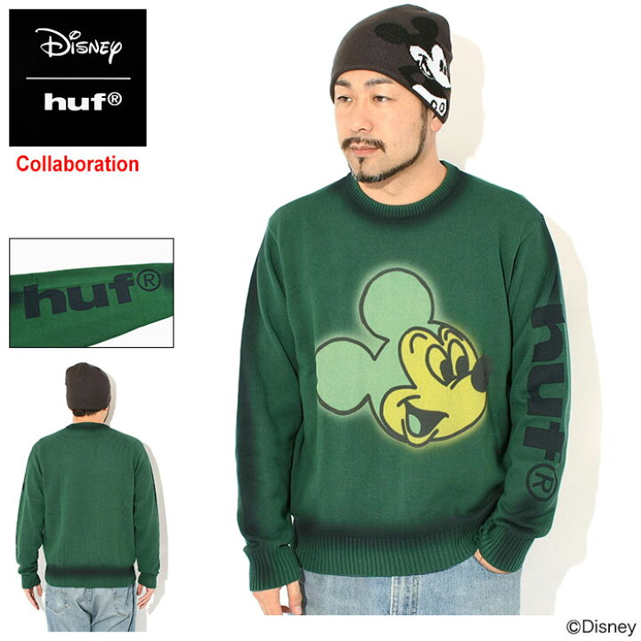 楽天市場】ハフ HUF セーター メンズ ディズニー ミッキーマウス 