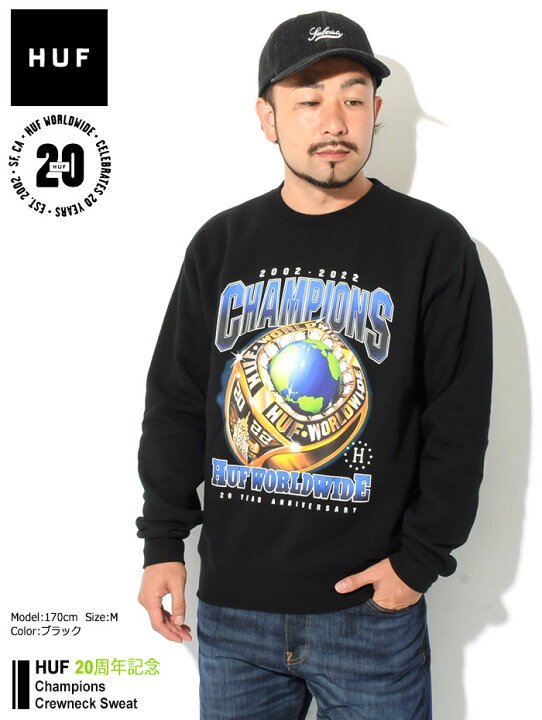 楽天市場】ハフ HUF トレーナー メンズ チャンピオンズ クルーネック 