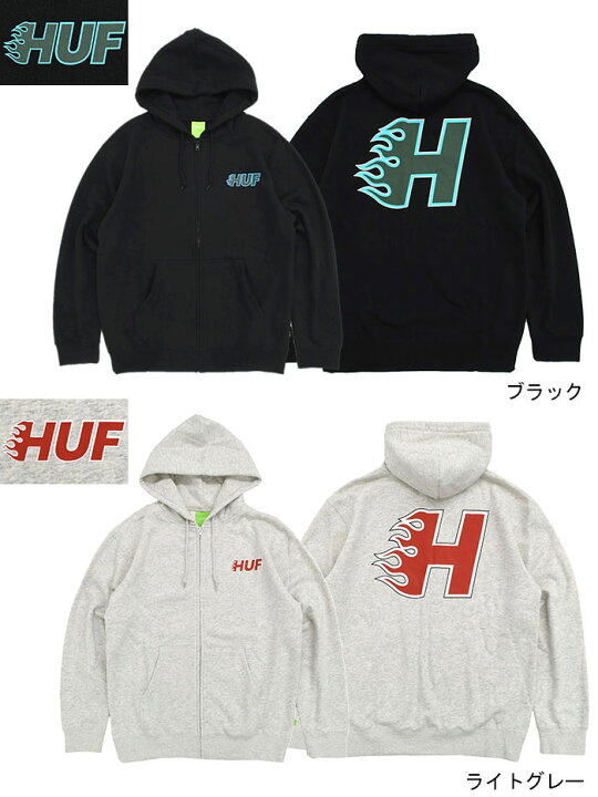 楽天市場】ハフ HUF パーカー ジップアップ メンズ エンフォーサ ( HUF 