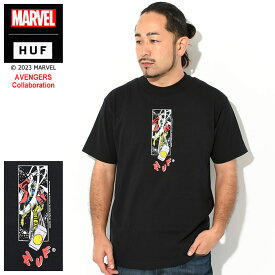 ハフ HUF Tシャツ 半袖 メンズ マーベル アベンジャーズ ハンマー タイム コラボ ( HUF×MARVEL AVENGERS Hammer Time S/S Tee ティーシャツ T-SHIRTS カットソー トップス メンズ 男性用 TS02199 )[M便 1/1] ice field icefield