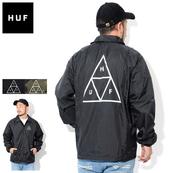 楽天市場】ハフ HUF ジャケット メンズ エッセンシャルズ トリプル 