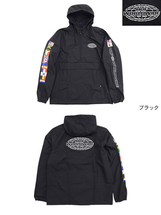楽天市場】ハフ HUF ジャケット メンズ ワールド ツアー アノラック 