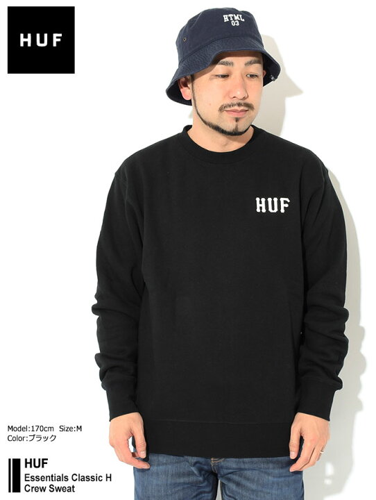 楽天市場】ハフ HUF トレーナー メンズ エッセンシャルズ クラシック H  