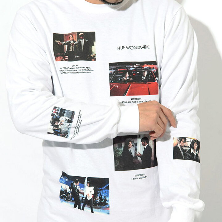 楽天市場】ハフ HUF Tシャツ 長袖 メンズ パルプ フィクション