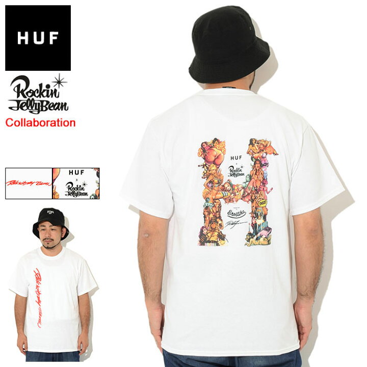 楽天市場】ハフ HUF Tシャツ 半袖 メンズ ロッキン ジェリー ビーン 